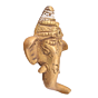Brass Ganesh Face Wall Hanging KBH05434