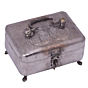 Brass German Silver Plated Old Pan Box KBH05558