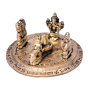 Brass Parvati, Kartikay & Ganesh Statue KBH05561