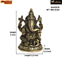 Brass Ganesha Idol KBH05579