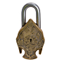 Brass buddha lock KBH05598