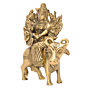 Brass Varai Mata on Buffalo Statue KBH05626