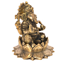 Brass Lord Ganesh on Lotus KBH05642