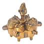 Brass Ganesh on Kankavati KBH05649