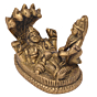 Brass Small Lord Vishnu & Lakshmi Statue KBH05651