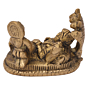 Brass Small Lord Vishnu & Lakshmi Statue KBH05651