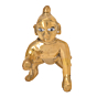 Brass Bal Krishna Medium Size KBH05698