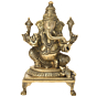 Brass Bajath Ganesh Statue KBH05723