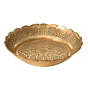 Brass Flower Design Plate KBH05735