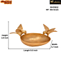 Brass Single Bowl with Bird KBH05812