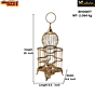 Brass Medium Cage Showpiece KBH05877