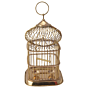 Brass Big Designer Cage Showpiece KBH05881