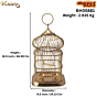 Brass Big Designer Cage Showpiece KBH05881