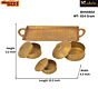 Brass Tray with 3 Box Organizer KBH05902
