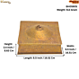 Brass Square Unique Mukhawas Box KBH05905