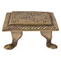 Brass Square Bajath or Chowki KBH05933