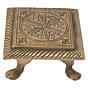 Brass Square Bajath or Chowki KBH05933