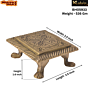 Brass Square Bajath or Chowki KBH05933