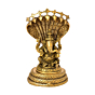 Brass Ganesh with Sheshnag KBH05941