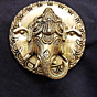 Brass Ganesh Wall Hanging KBH05975