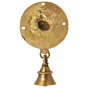 Brass Elephant Face Bell Hanging KBH05976