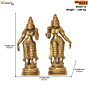 Brass Riddhi Siddhi Statues KBH06116