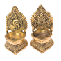 Brass Divi for Puja KBH06134