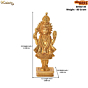 Brass Swaminarayan Murti KBH06149