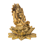 Brass Kamal Ganesh Statue KBH06152