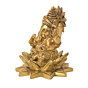 Brass Kamal Ganesh Statue KBH06152