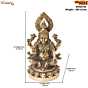 Brass Lakshmi Idol KBH06169