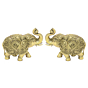 Brass Elephant Set of 2 KBH06263