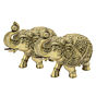 Brass Elephant Set of 2 KBH06263