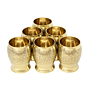 Brass Water Pot with Glass Set KBH06272