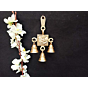 Brass Flower Hanging Bell KBH06310