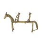 Brass Bastar Art Horse Showpiece KBH06386
