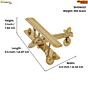 Brass Vintage Plane Showpiece KBH06410