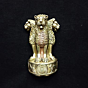 Brass Ashok Stambh Indian National Emblem Showpiece KBH06423