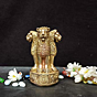 Brass Ashok Stambh National Emblem Showpiece KBH06428