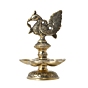Brass Peacock Diya KBH06434