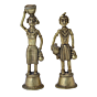 Brass Farmer Bastar Art Statue Figurine KBH06445