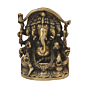 Brass Panchmukhi Ganesh Idol KBH06466