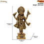 Brass Lord Dhanvantari Idol KBH06494