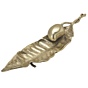 Brass Mango Leaf Agarbatti Stand KBH06504