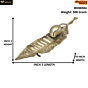 Brass Mango Leaf Agarbatti Stand KBH06504