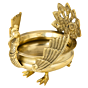 Brass Peacock Uruli Bowl KBH06552
