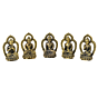 Brass Buddha Mudras Tibet Brass Set Figurines KBH06553