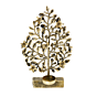 Brass Candle Stand with Tree Design KBH06564