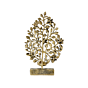 Brass Candle Stand with Tree Design KBH06564