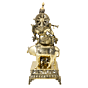 Brass Krishna with Cow Statue Idol KBH06567